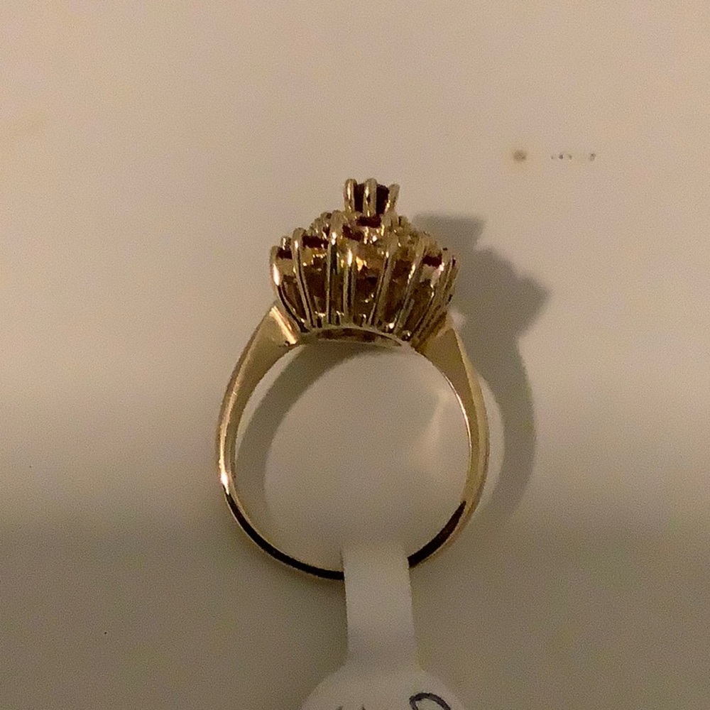 Ruby and diamond ring - Picture 3 of 5